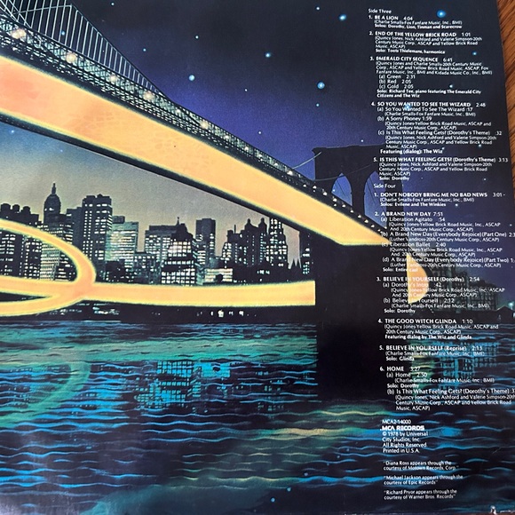 The Wiz Vinyl Record Cover - Picture 5 of 14